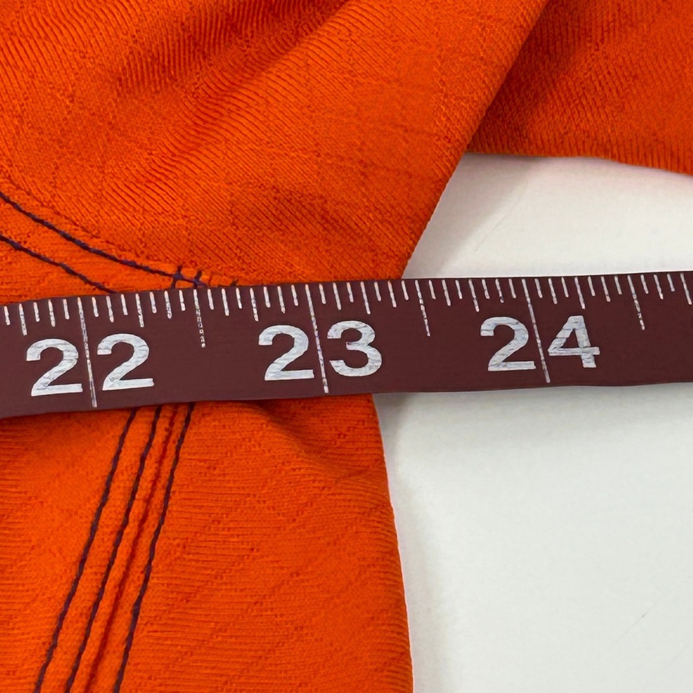 Clemson‎ Tigers Shirt Men's Large Orange Nike Dri Fit Short Sleeve Polo Paw Logo - Picture 8 of 10